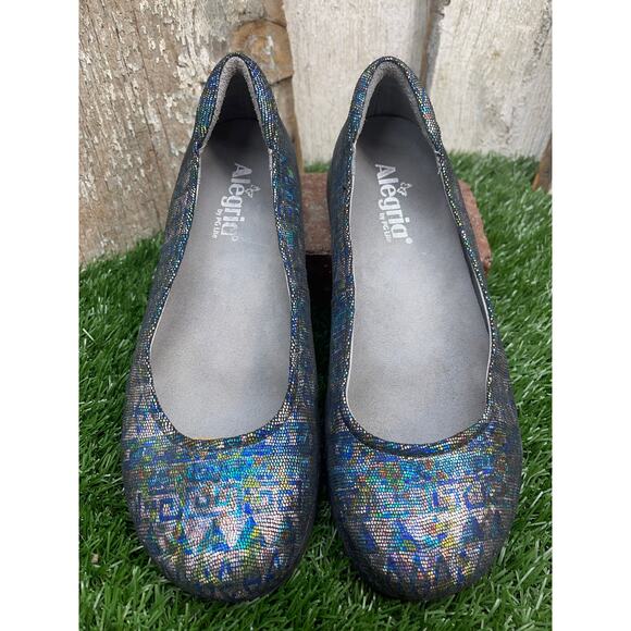 Alegria Petal Rave on the Nile Ballet Comfort Flats Leather Women's 8.5 - Picture 3 of 6